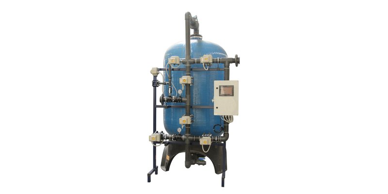SINGLE SOFTENING SYSTEMS WITH FRP TANK AND SURFACE PIPING